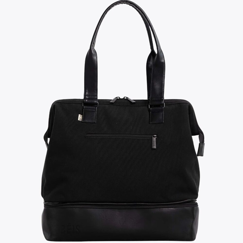NWT BEIS Mini Weekender Convertible in Black